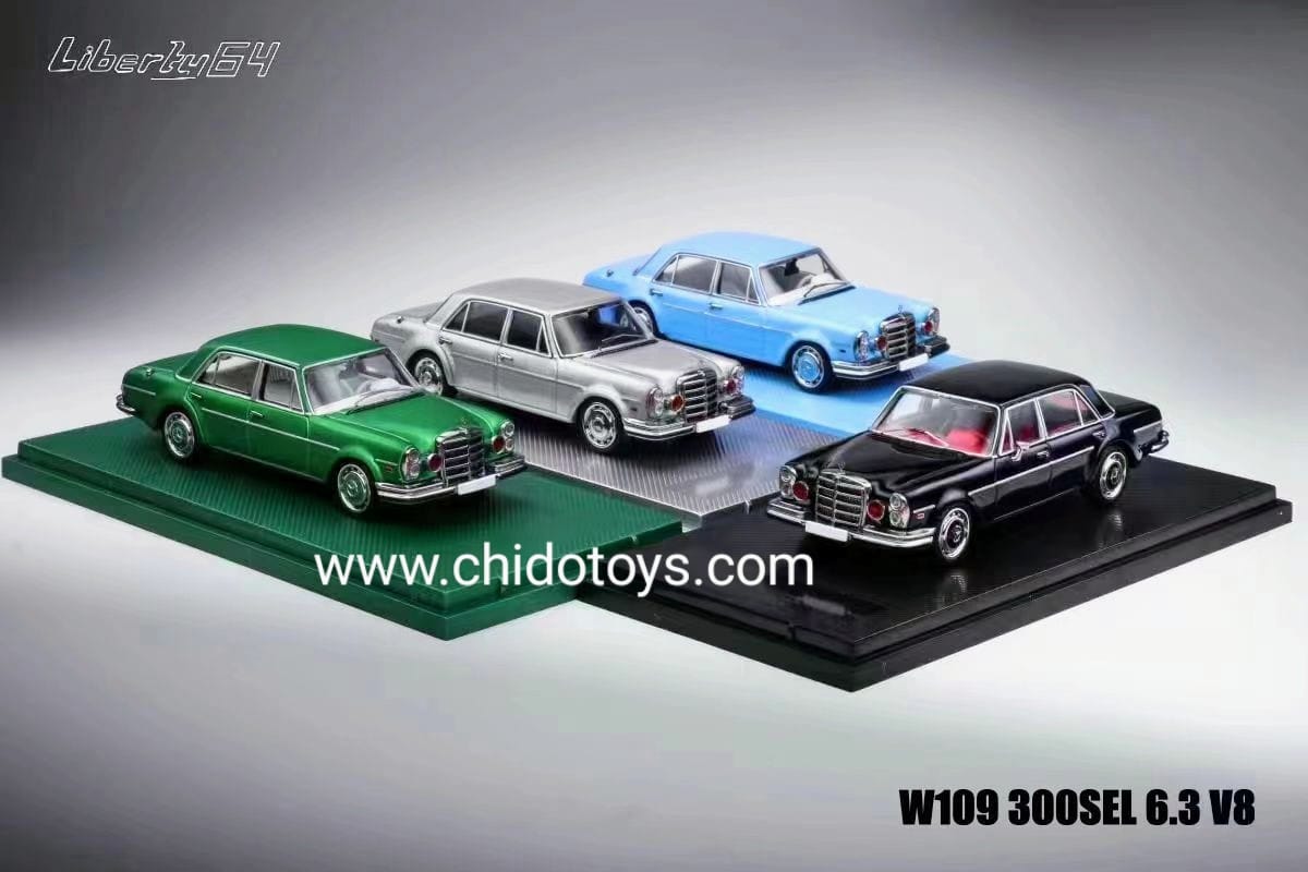 Auto a escala marca Liberty64, Modelo Mercedes Benz 300SEL - Chido Toys