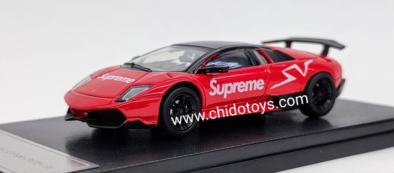 Auto a escala marca Maxwell, Modelo Murciélago LP670 - 4SV - Chido Toys