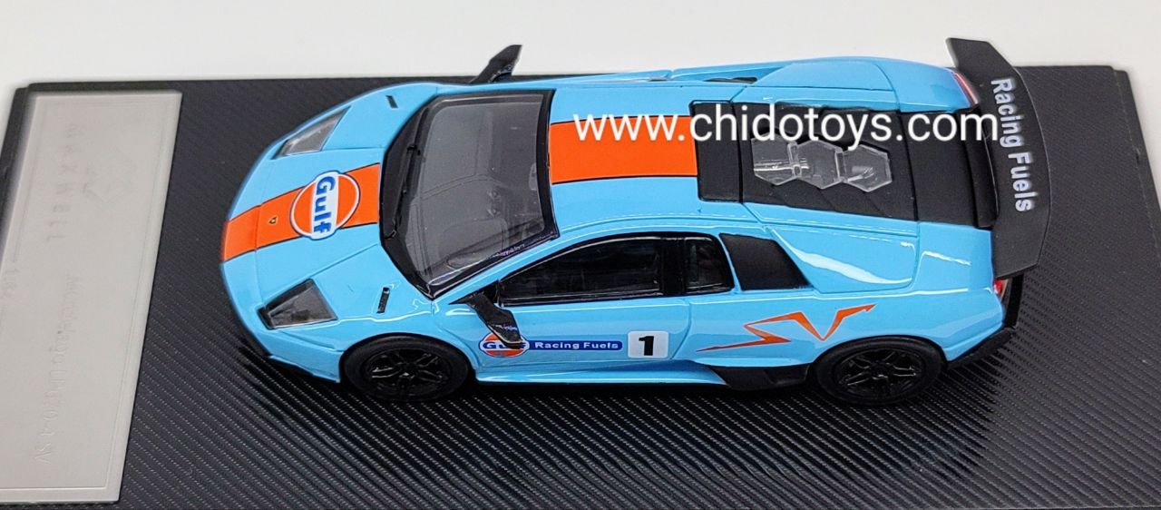 Auto a escala marca Maxwell, Modelo Murciélago LP670 - 4SV - Chido Toys