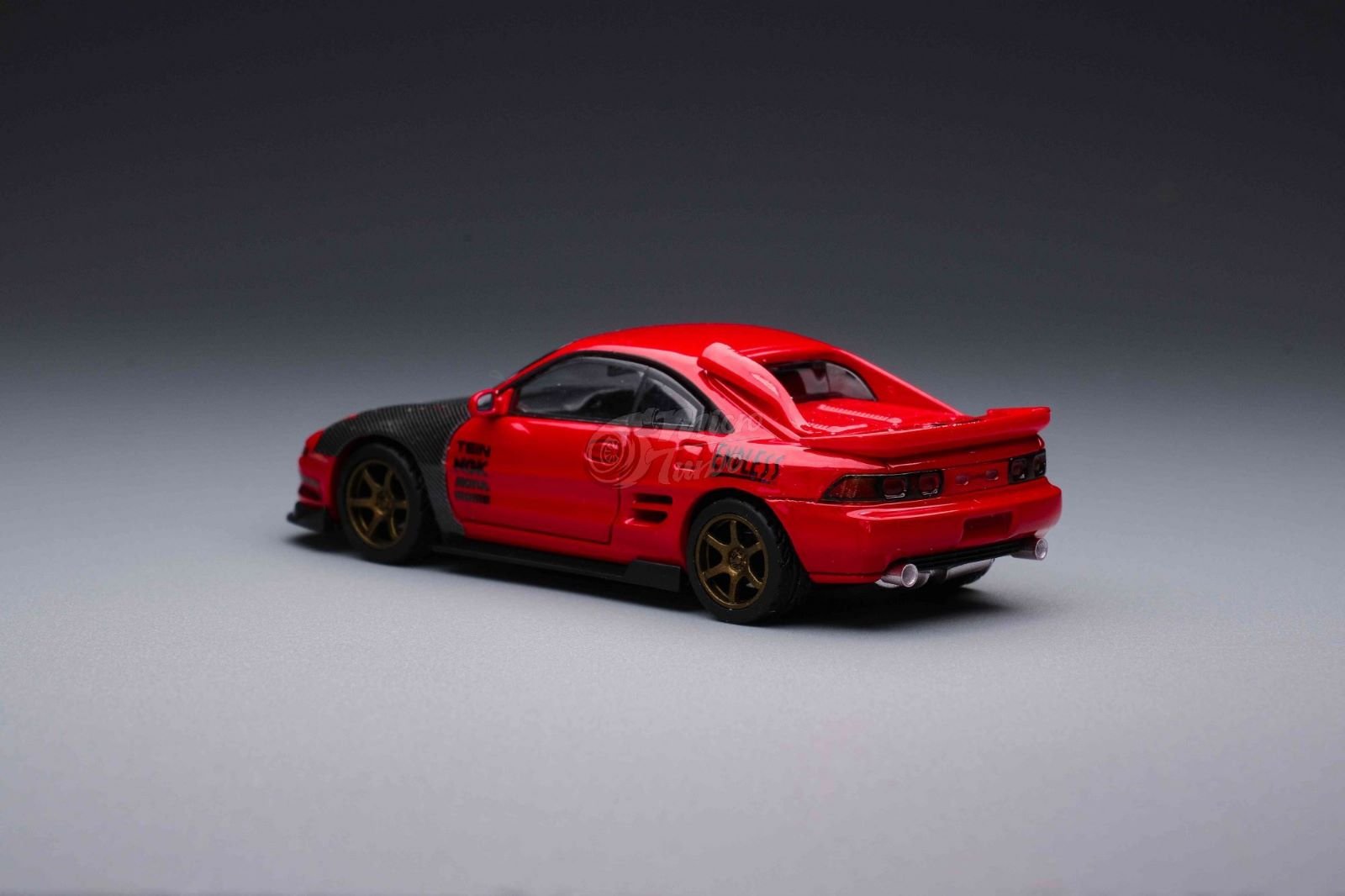 Auto a escala marca Micro Turbo, MR2 SW20, Edición Limitada de la "Global Miniature Show 2023" - Chido Toys