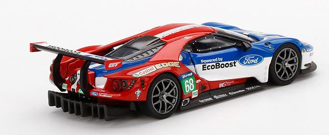 Auto a escala marca Mini GT, Modelo Ford GT Ganassi Team 4 Cars Set - Chido Toys