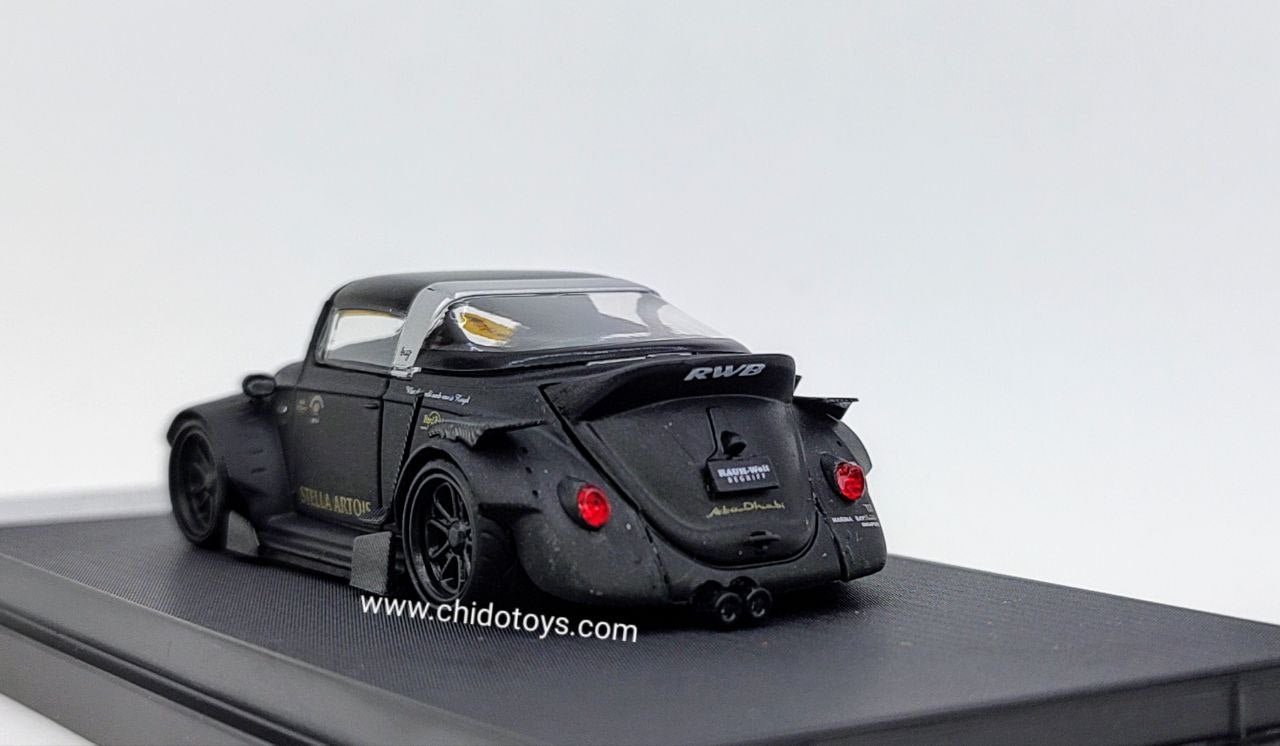 Auto a escala marca Mini Station, Modelo Beetle RWB Stella Artois - Chido Toys