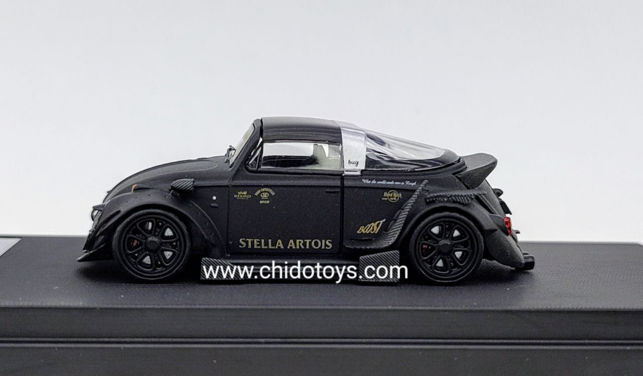 Auto a escala marca Mini Station, Modelo Beetle RWB Stella Artois - Chido Toys