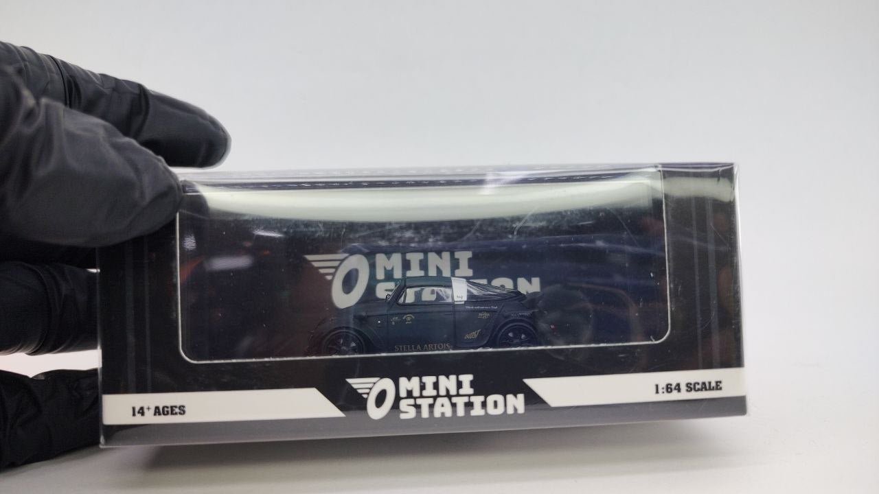 Auto a escala marca Mini Station, Modelo Beetle RWB Stella Artois - Chido Toys