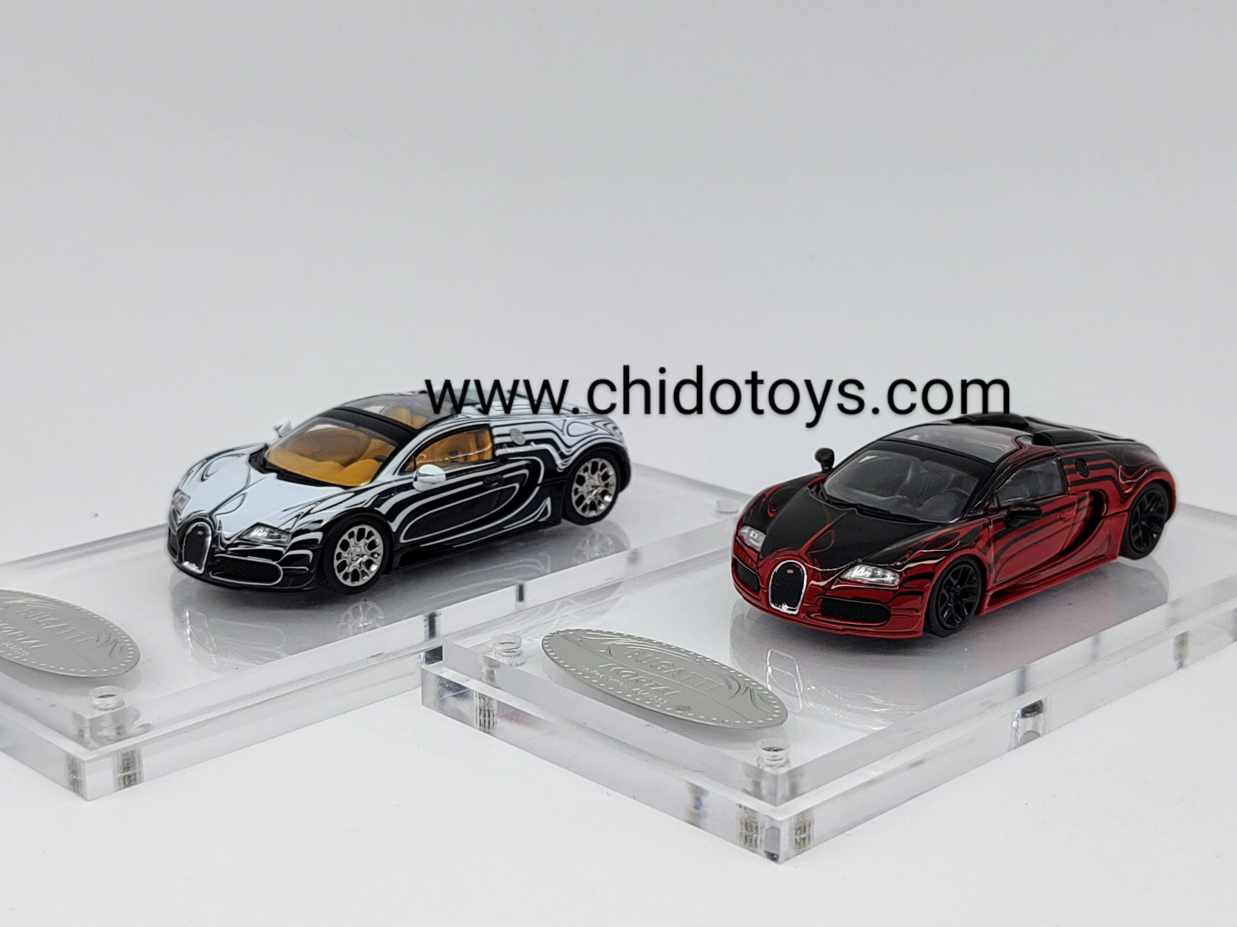 Auto a escala marca Mortal, Modelo Bugatti Veyron - Chido Toys