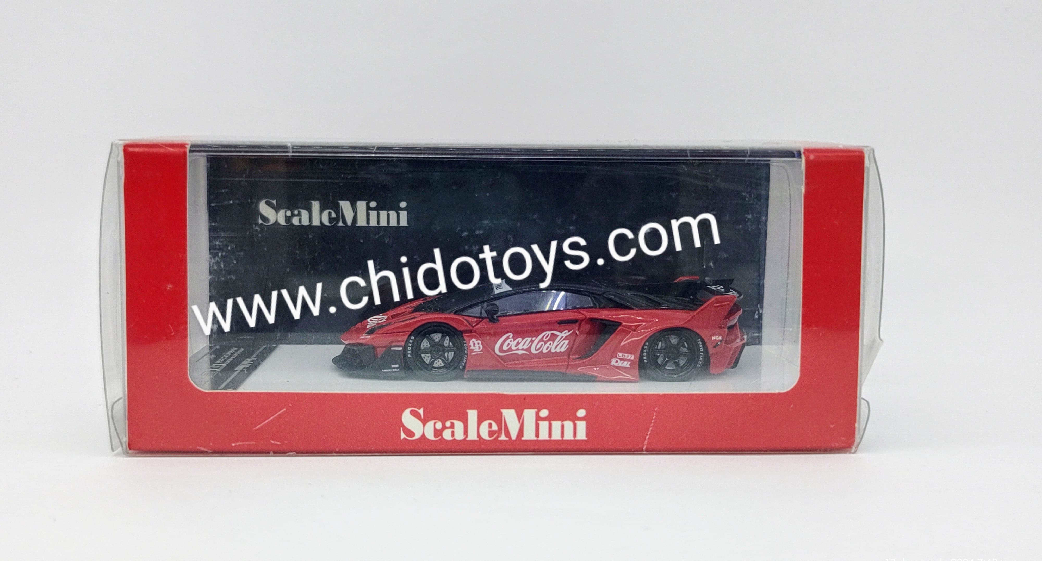 Auto a escala marca Scale Mini, Modelo LB - Silhouette Works Aventador GT EVO - Chido Toys