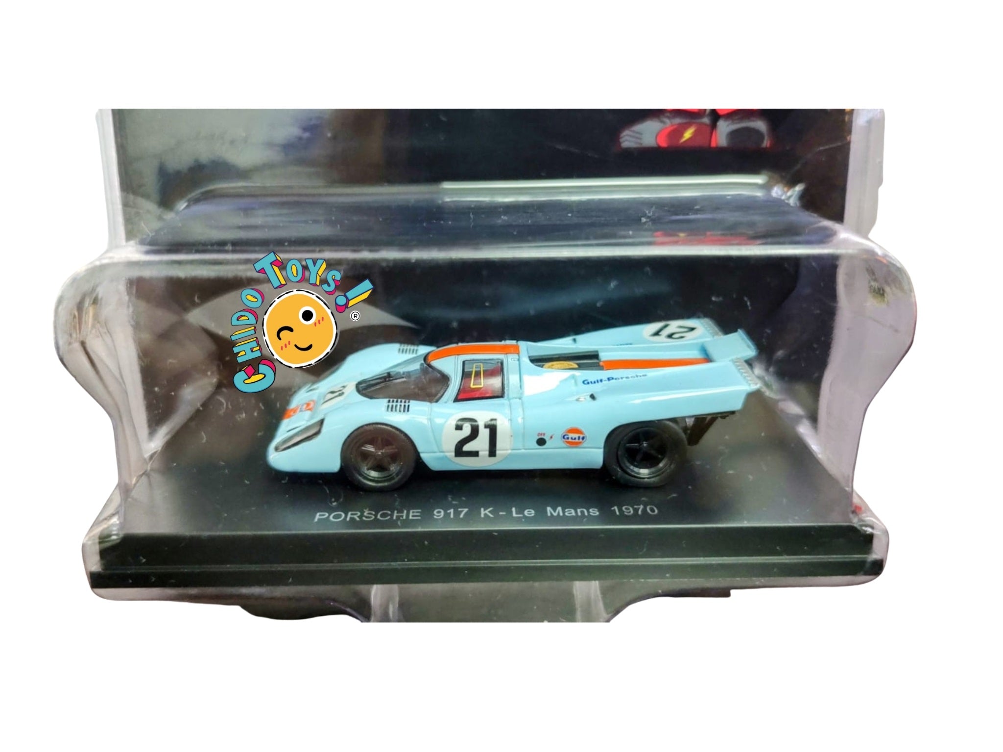 Auto a escala marca Sparky modelo Porsche 917K, 1970, #21 - Chido Toys