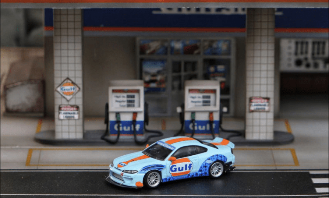 Auto a escala marca Street Weapon modelo Nissan Silvia RocketBunny. - Chido Toys