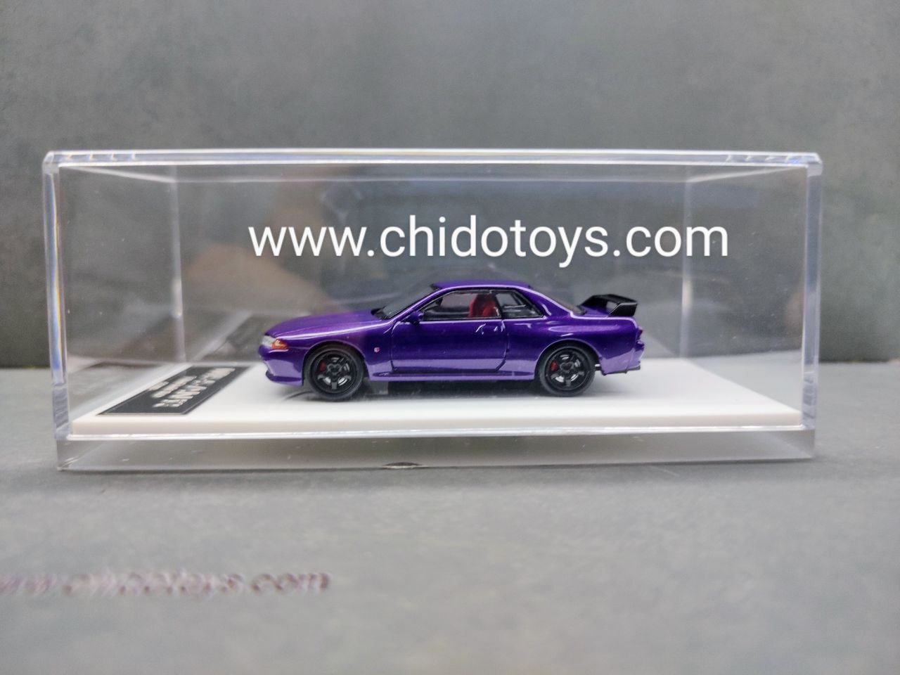 Auto a escala marca Time Micro Modelo Nissan GTR R32 - Chido Toys