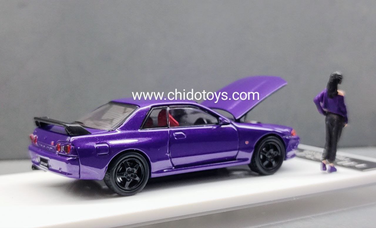 Auto a escala marca Time Micro Modelo Nissan GTR R32 - Chido Toys