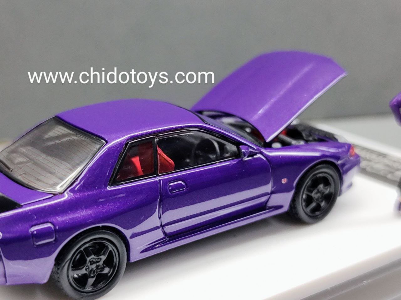Auto a escala marca Time Micro Modelo Nissan GTR R32 - Chido Toys