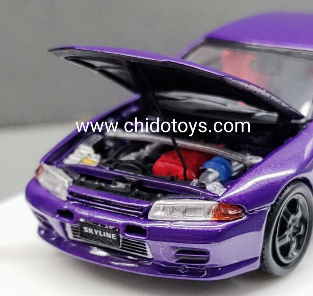 Auto a escala marca Time Micro Modelo Nissan GTR R32 - Chido Toys