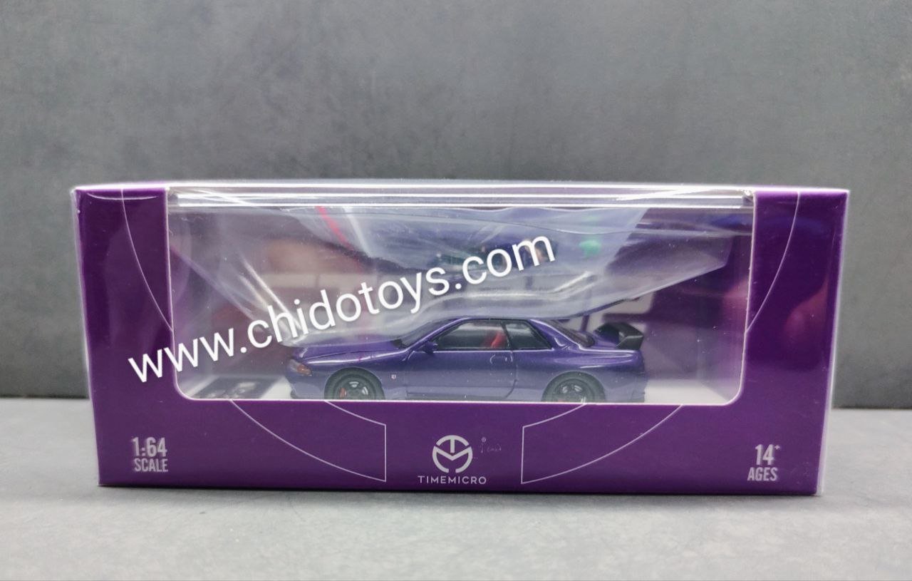Auto a escala marca Time Micro Modelo Nissan GTR R32 - Chido Toys