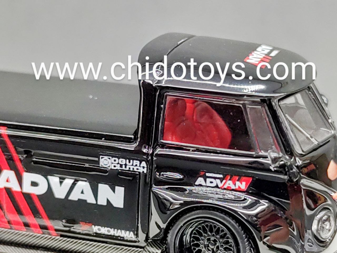 Auto a escala marca Time Micro, Modelo Volkswagen T1 Pickup Advan - Chido Toys