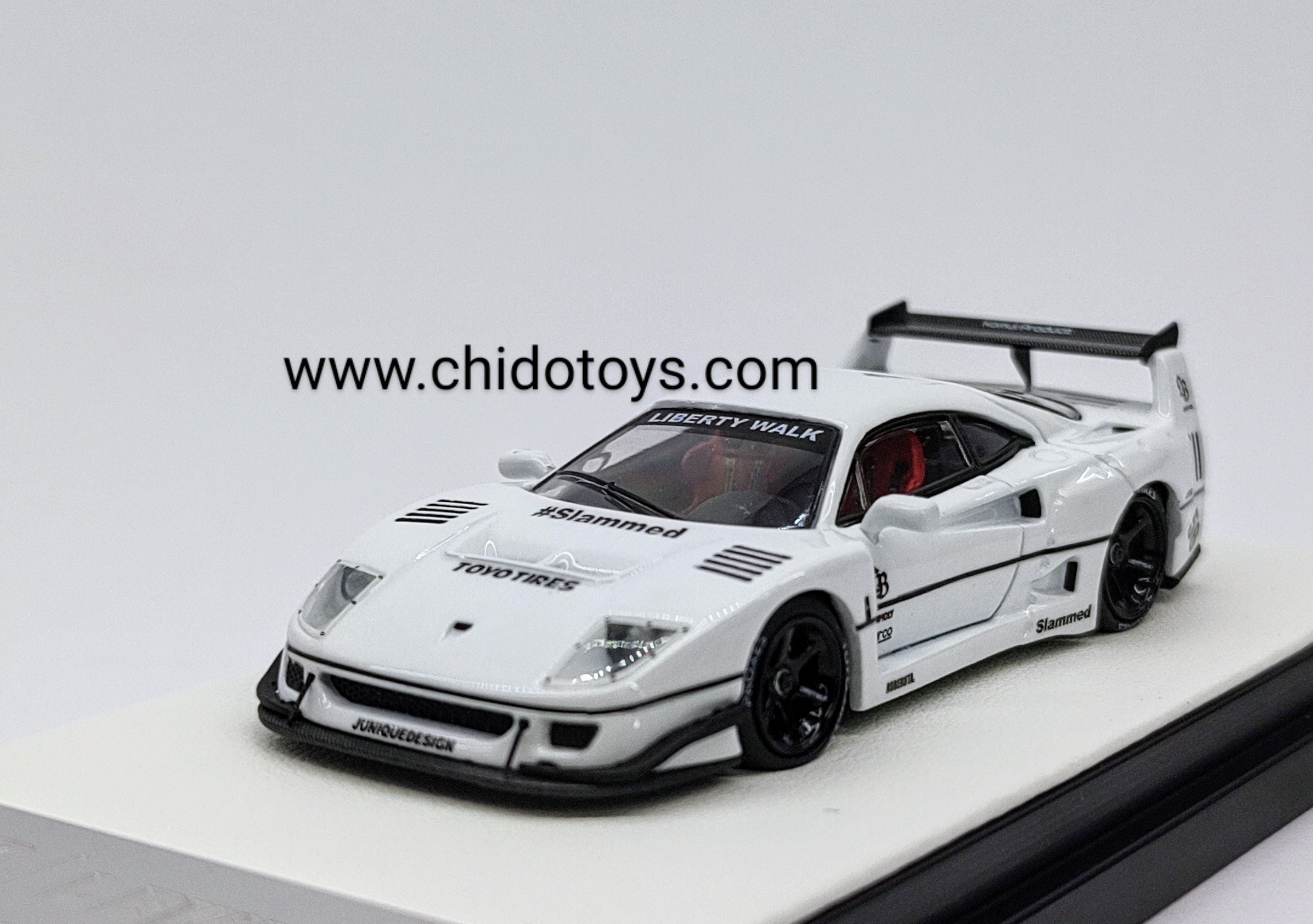 Auto a escala marca TPC, Modelo F40 LBWK Tokyo Auto Salón 2023 - Chido Toys