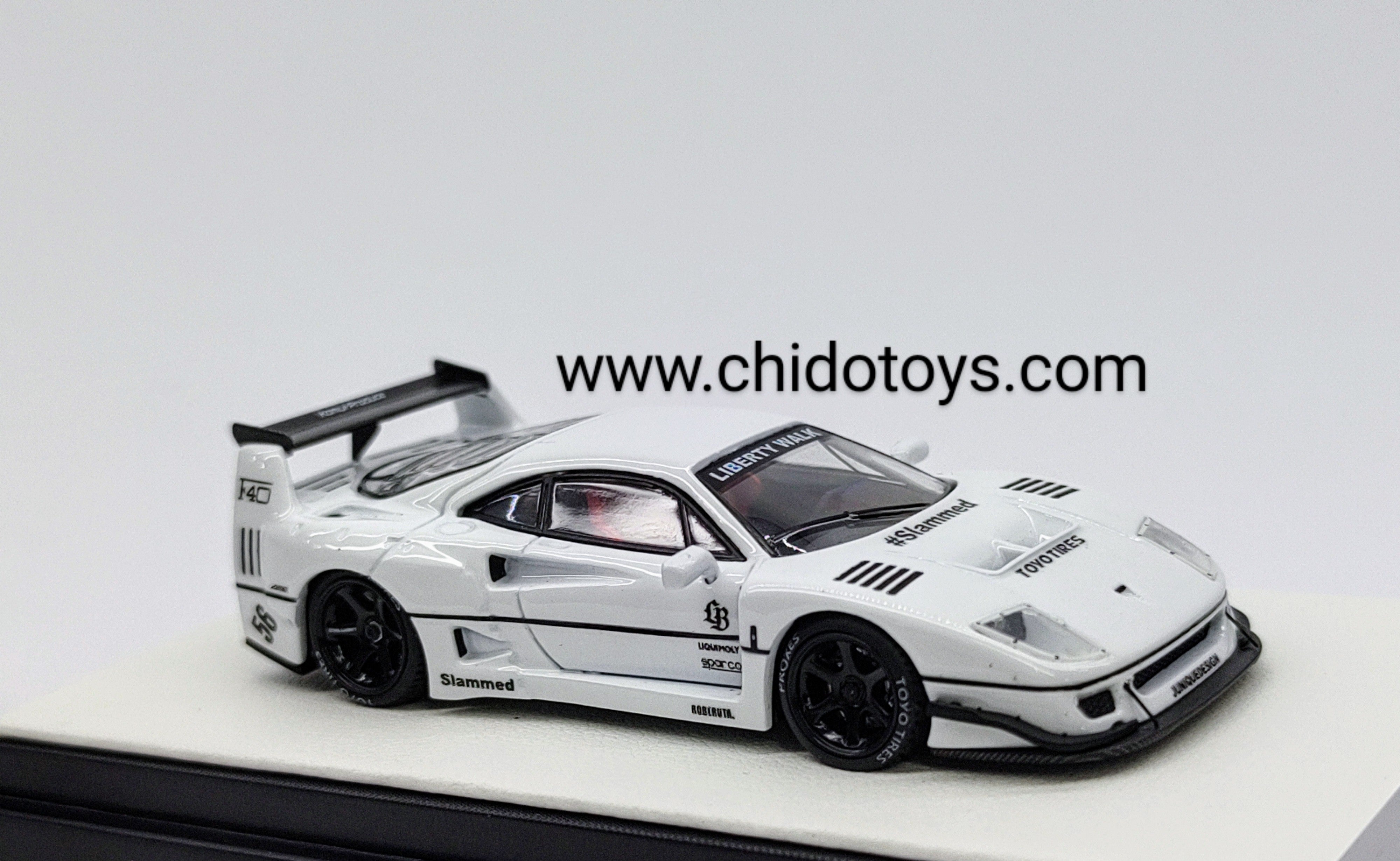 Auto a escala marca TPC, Modelo F40 LBWK Tokyo Auto Salón 2023 - Chido Toys