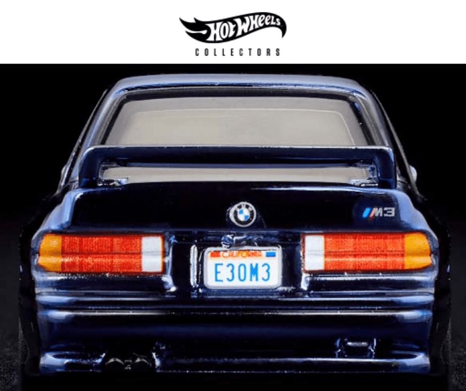 Auto a escala RLC Hot Wheels, modelo BMW M3, color azul - Chido Toys