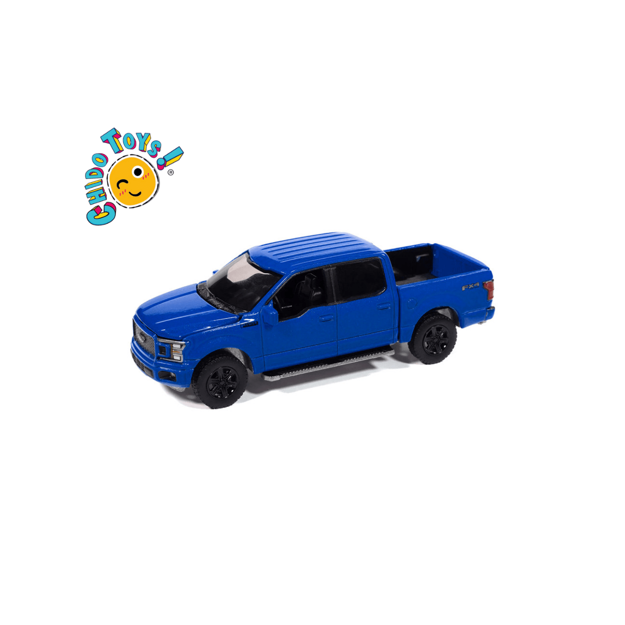 Auto World 2020 Ford F - 150 Azul – Escala 1:64 Black Appearance - Chido Toys