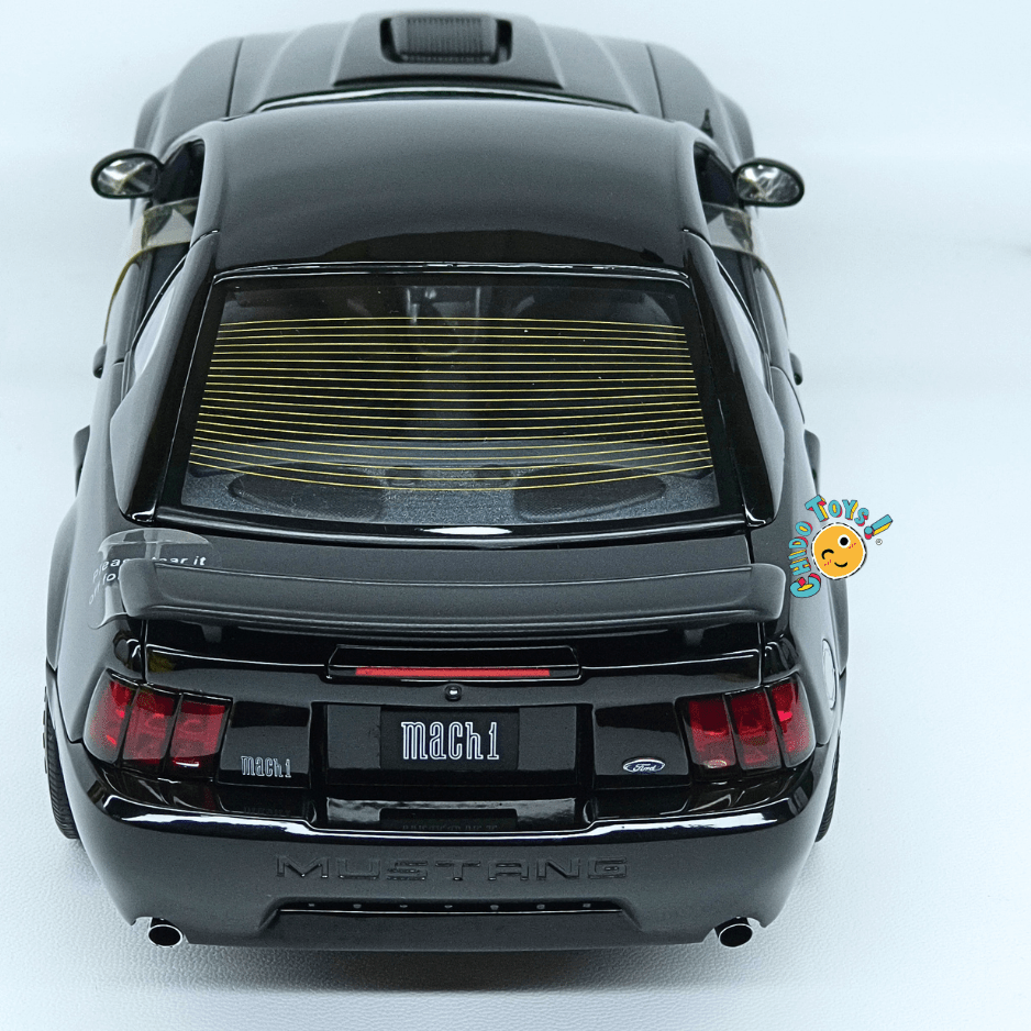 AUTOart Ford Mustang Mach 1 Negro 1:18 Apertura Total - Chido Toys