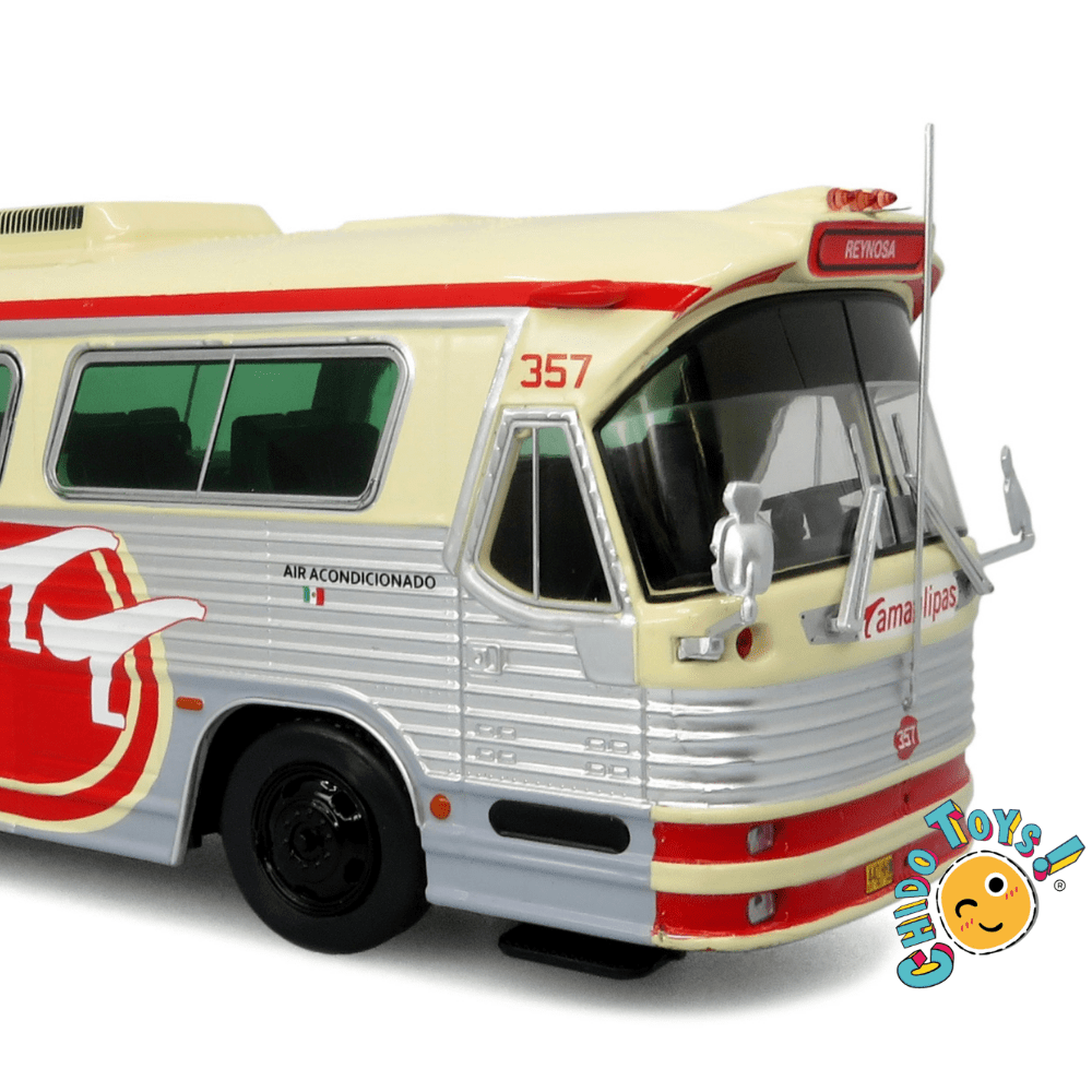 Autobús Replicas Dina Olímpico Tamaulipas 1:43 autobús clásico - Chido Toys