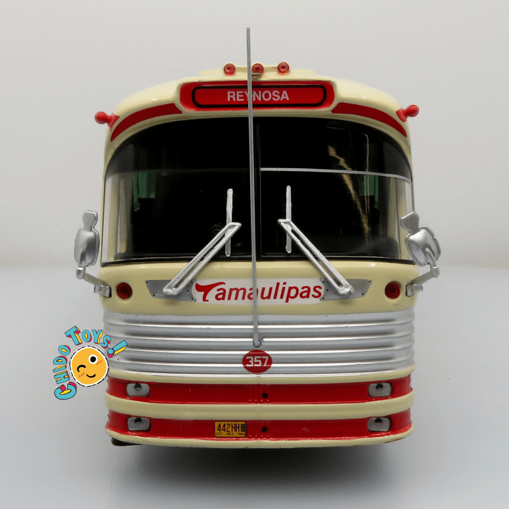 Autobús Replicas Dina Olímpico Tamaulipas 1:43 autobús clásico - Chido Toys