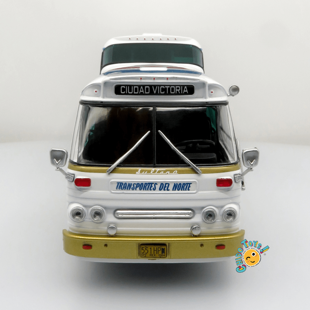 Autobús Sultana TM 44 - 18 1:43 Transportes del Norte panorámico - Chido Toys