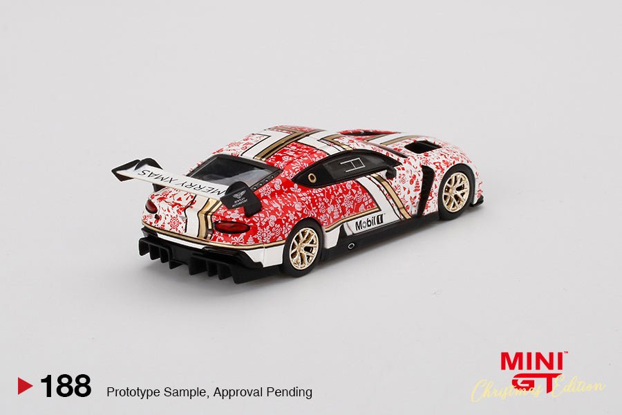 Bentley Continental GT3 Christmas Edition 188 Mini GT 1:64 - Chido Toys