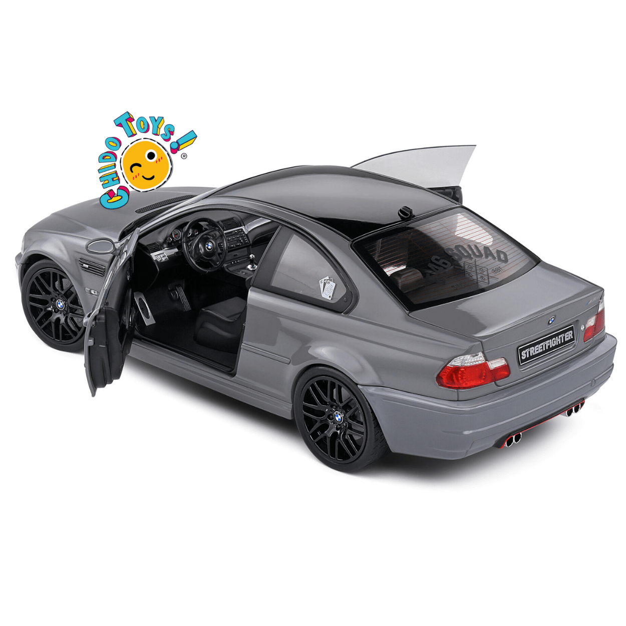 BMW M3 CSL E46 Streetfighter, escala 1/18 - Chido Toys