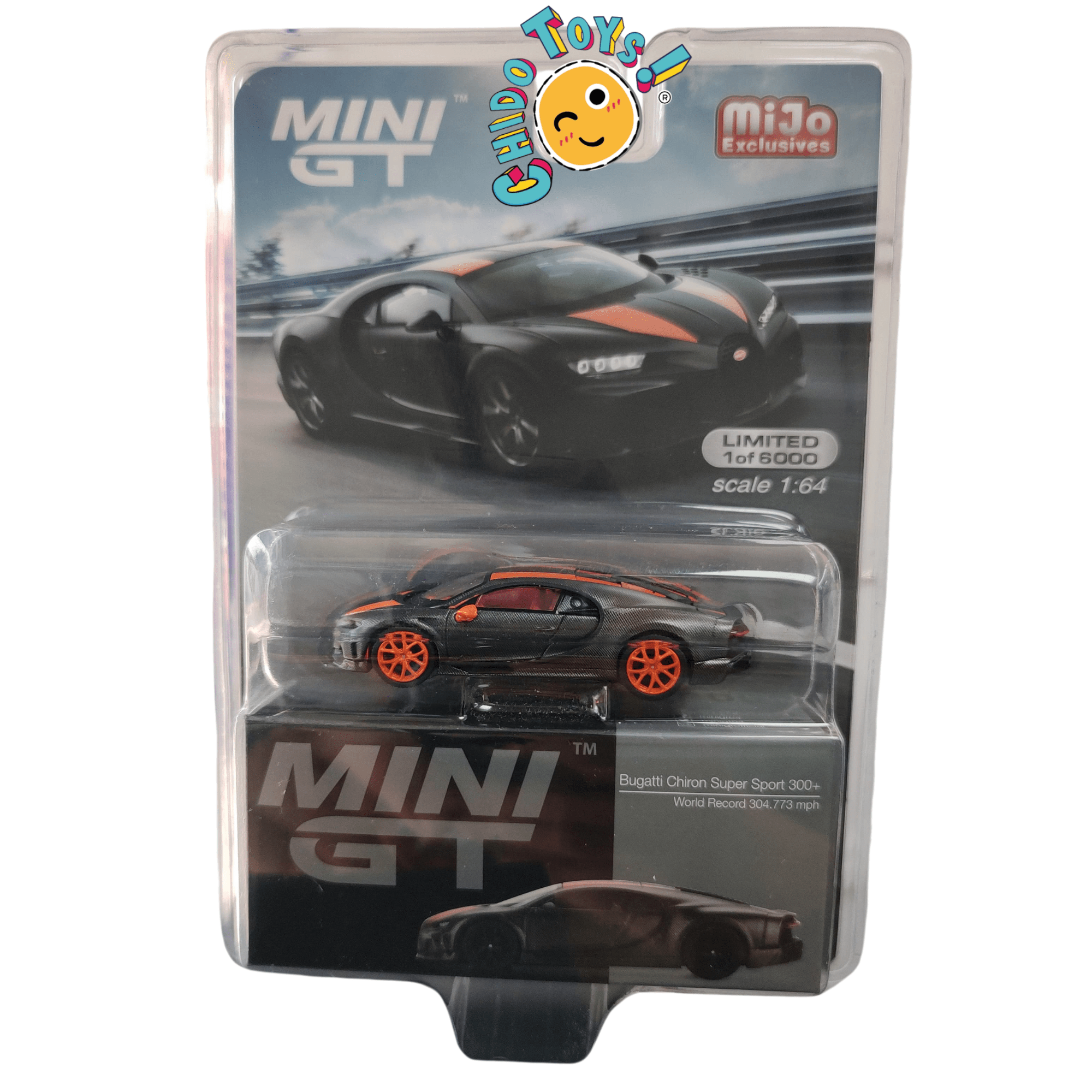 Bugatti Chiron Super Sport 300+ CHASE – Mini GT 1:64 - Chido Toys