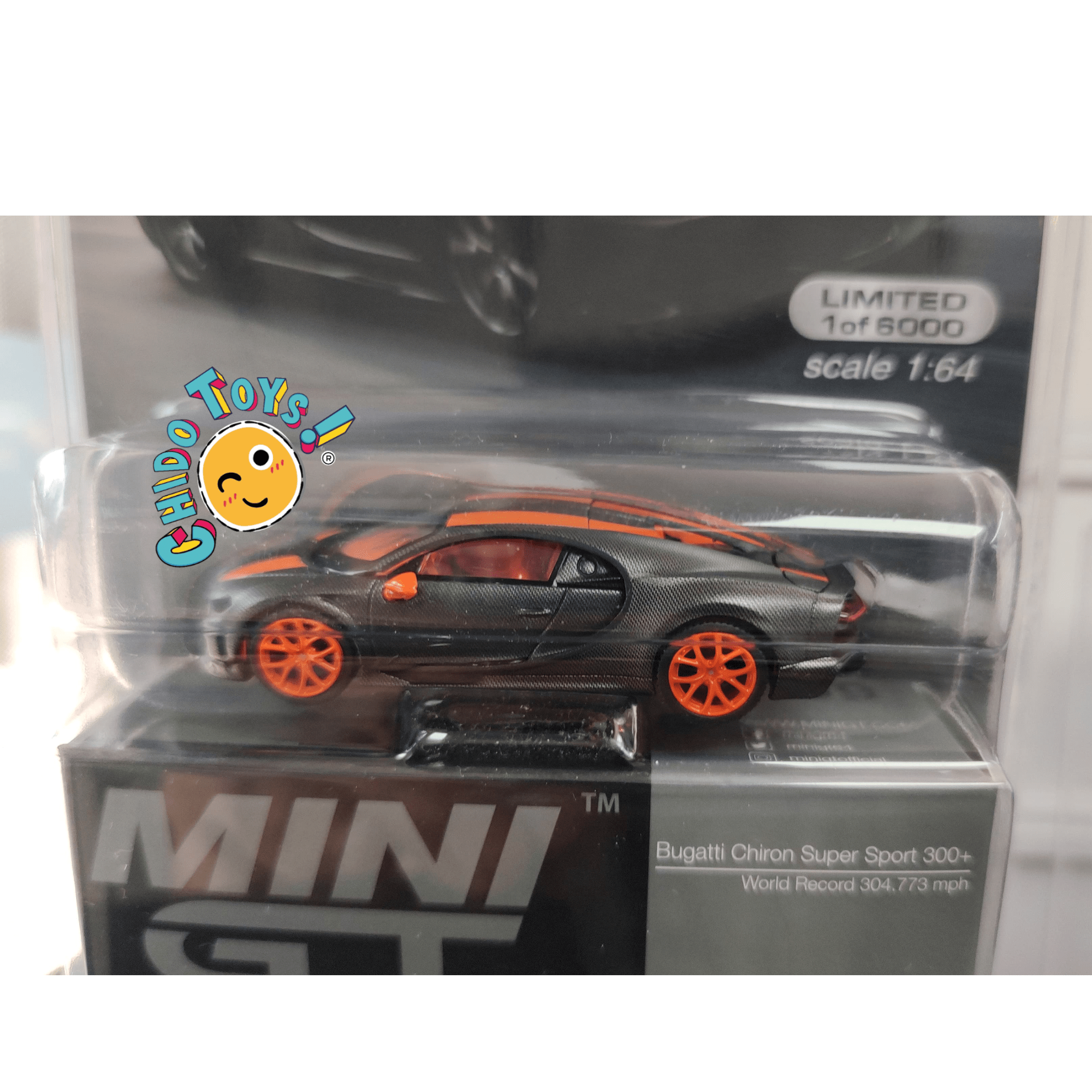 Bugatti Chiron Super Sport 300+ CHASE – Mini GT 1:64 - Chido Toys