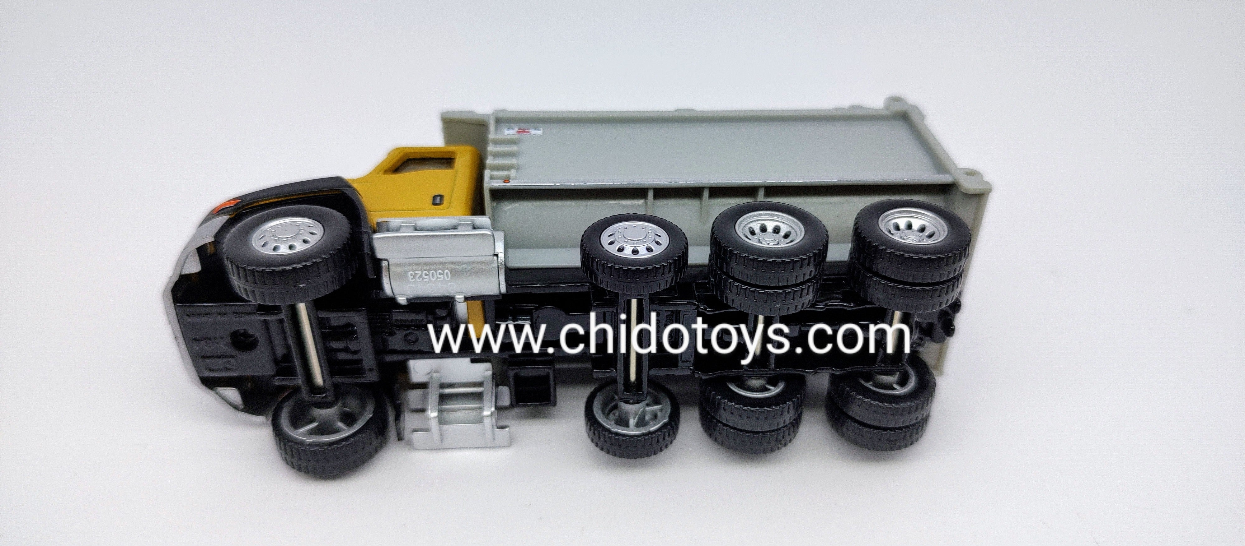 Camión a escala marca CAT, Modelo Camión Volvo CT660 - Chido Toys