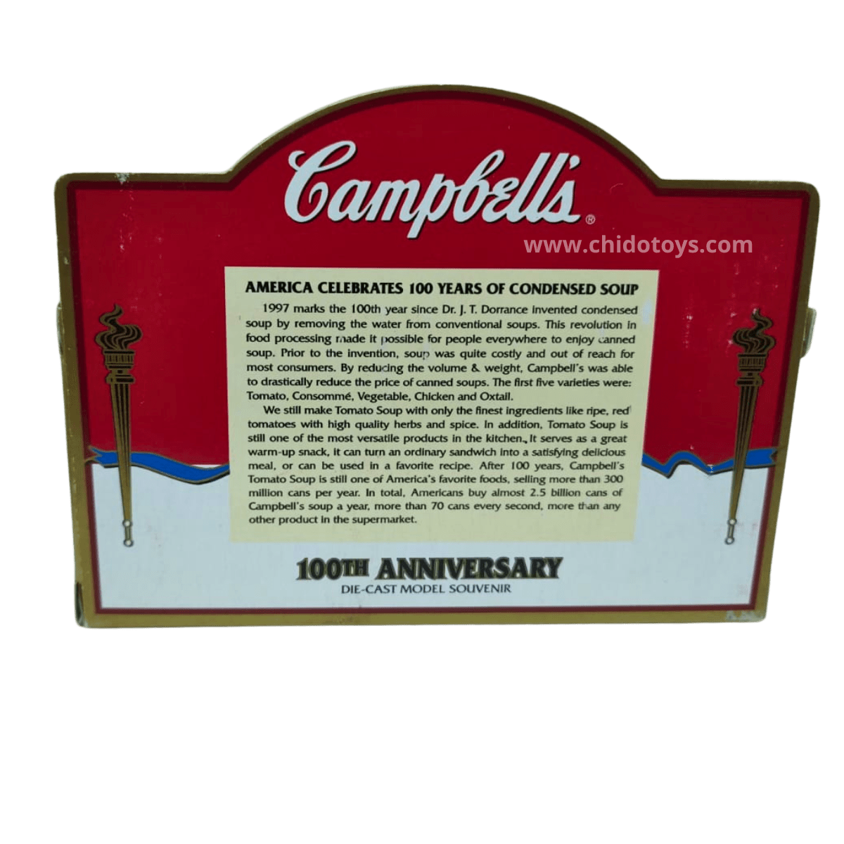 Camión Campbell’s 100th Anniversary – Coleccionable Die - Cast Lledo - Chido Toys