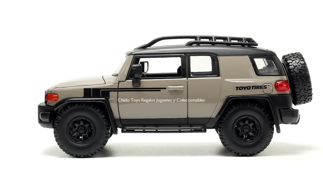 Camioneta a escala marca Jada, Modelo FJ Cruiser - Chido Toys