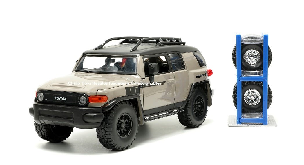 Camioneta a escala marca Jada, Modelo FJ Cruiser - Chido Toys