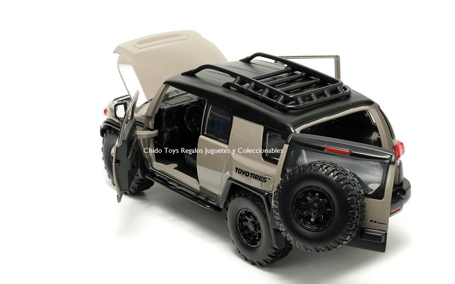 Camioneta a escala marca Jada, Modelo FJ Cruiser - Chido Toys