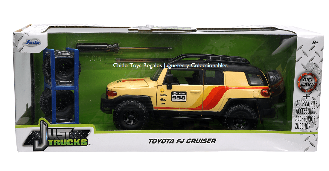 Camioneta a escala marca Jada, Modelo FJ Cruiser - Chido Toys