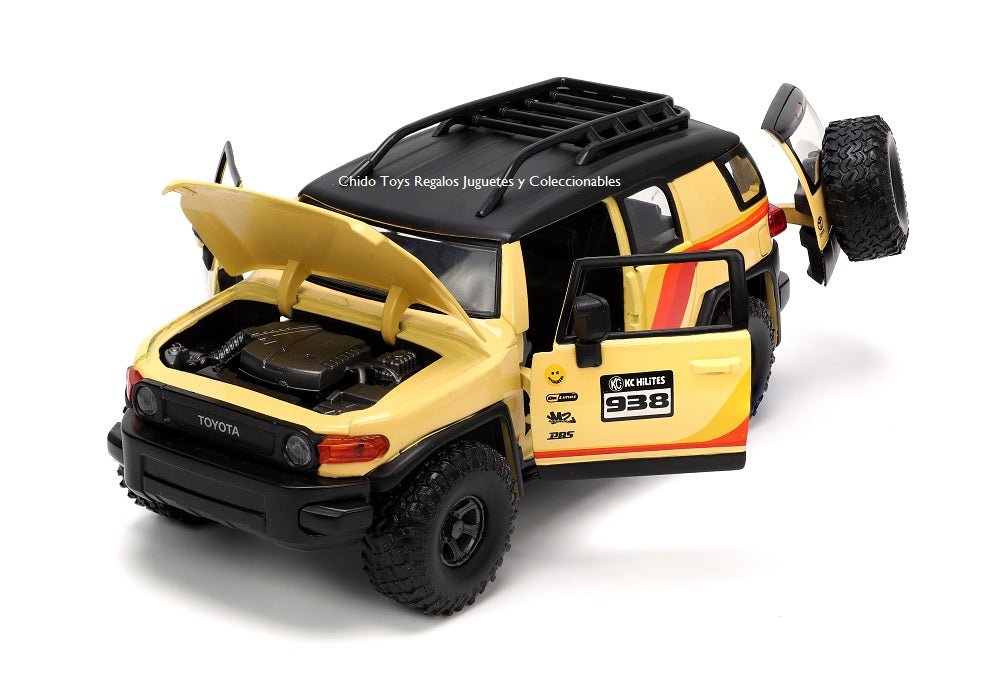 Camioneta a escala marca Jada, Modelo FJ Cruiser - Chido Toys