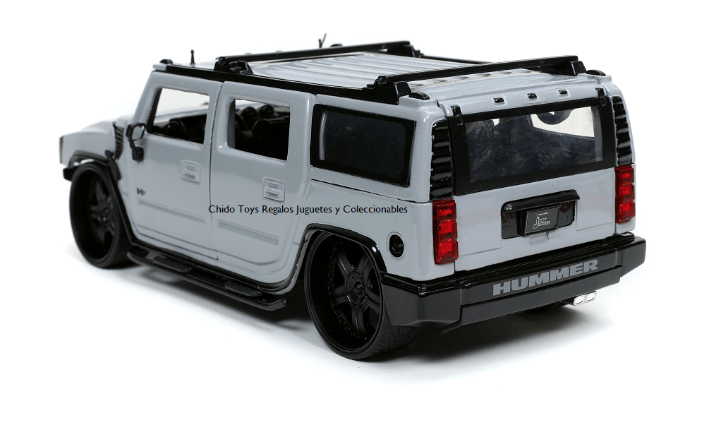 Camioneta a escala marca Jada, Modelo Hummer H2 2003 - Chido Toys