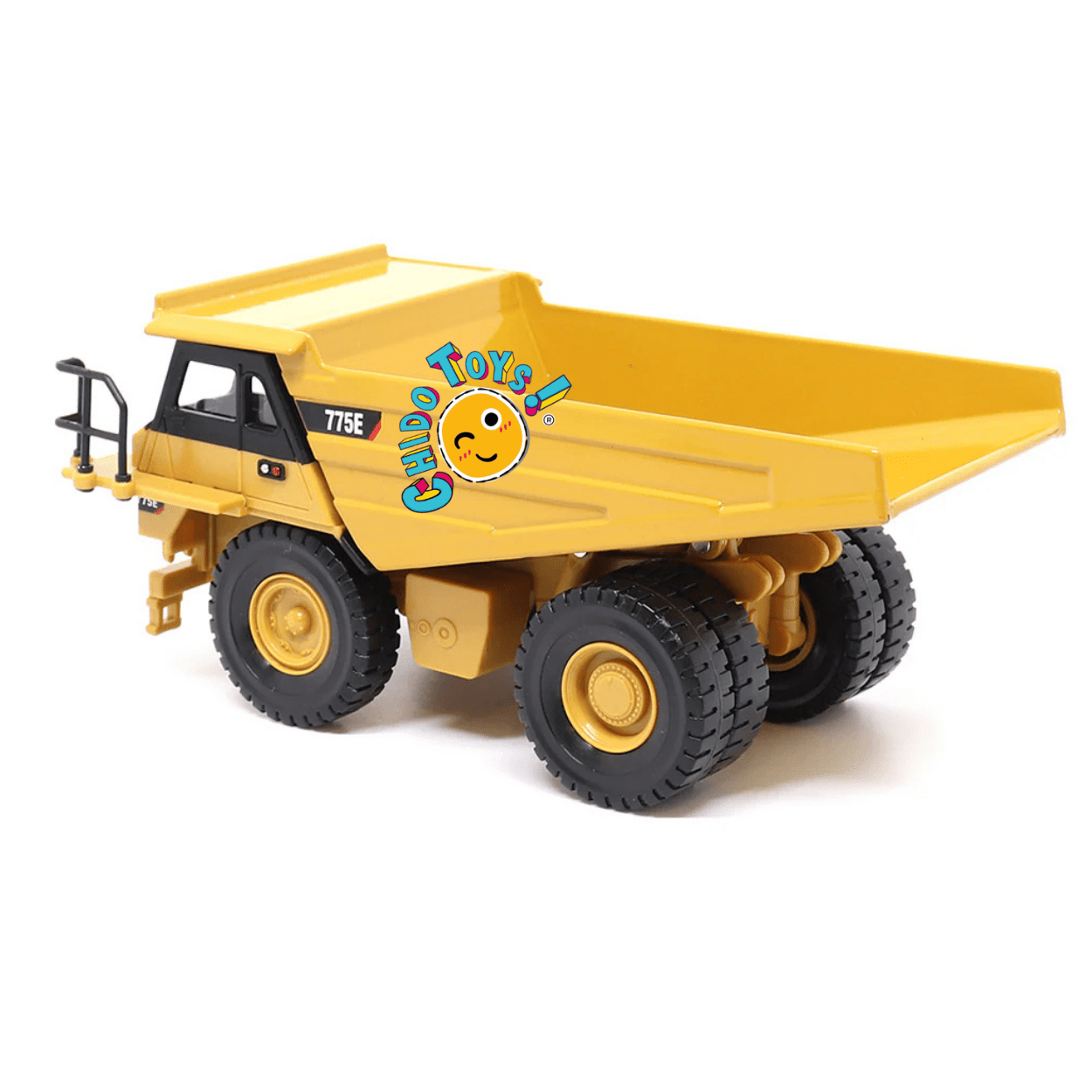 Caterpillar 775E Oficial a Escala 1:64 | Camión Minero de Volteo Coleccionable - Chido Toys