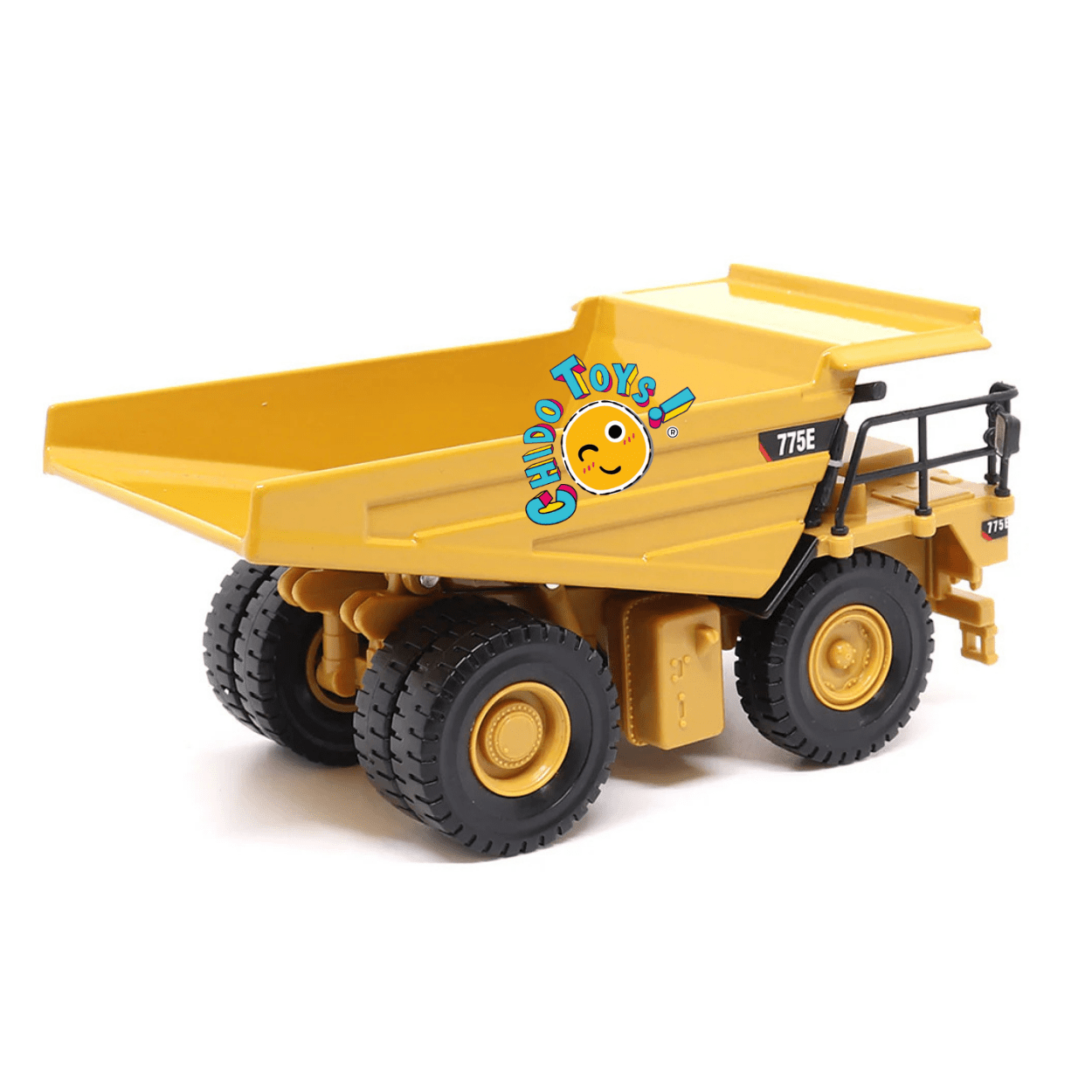 Caterpillar 775E Oficial a Escala 1:64 | Camión Minero de Volteo Coleccionable - Chido Toys