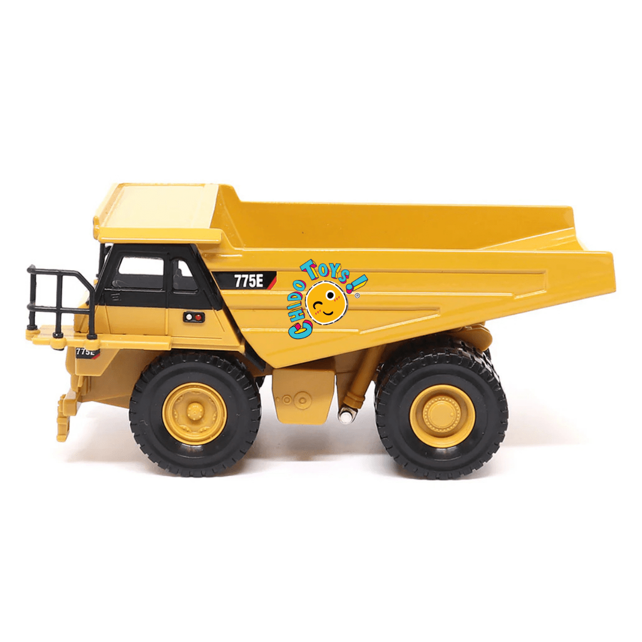 Caterpillar 775E Oficial a Escala 1:64 | Camión Minero de Volteo Coleccionable - Chido Toys