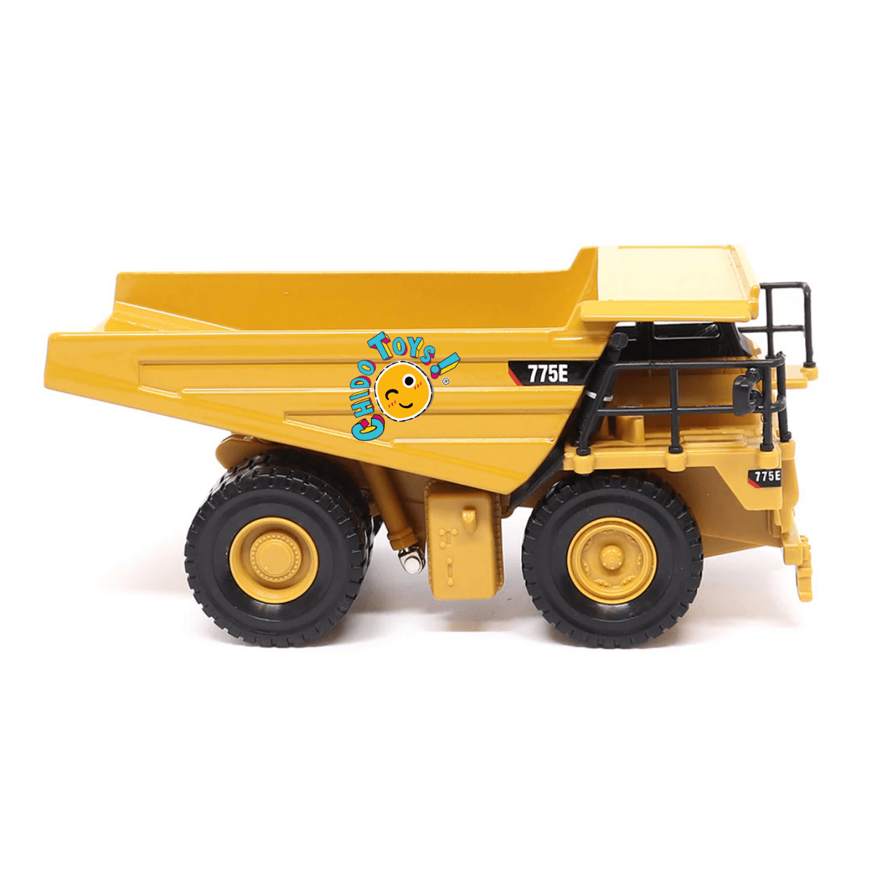 Caterpillar 775E Oficial a Escala 1:64 | Camión Minero de Volteo Coleccionable - Chido Toys