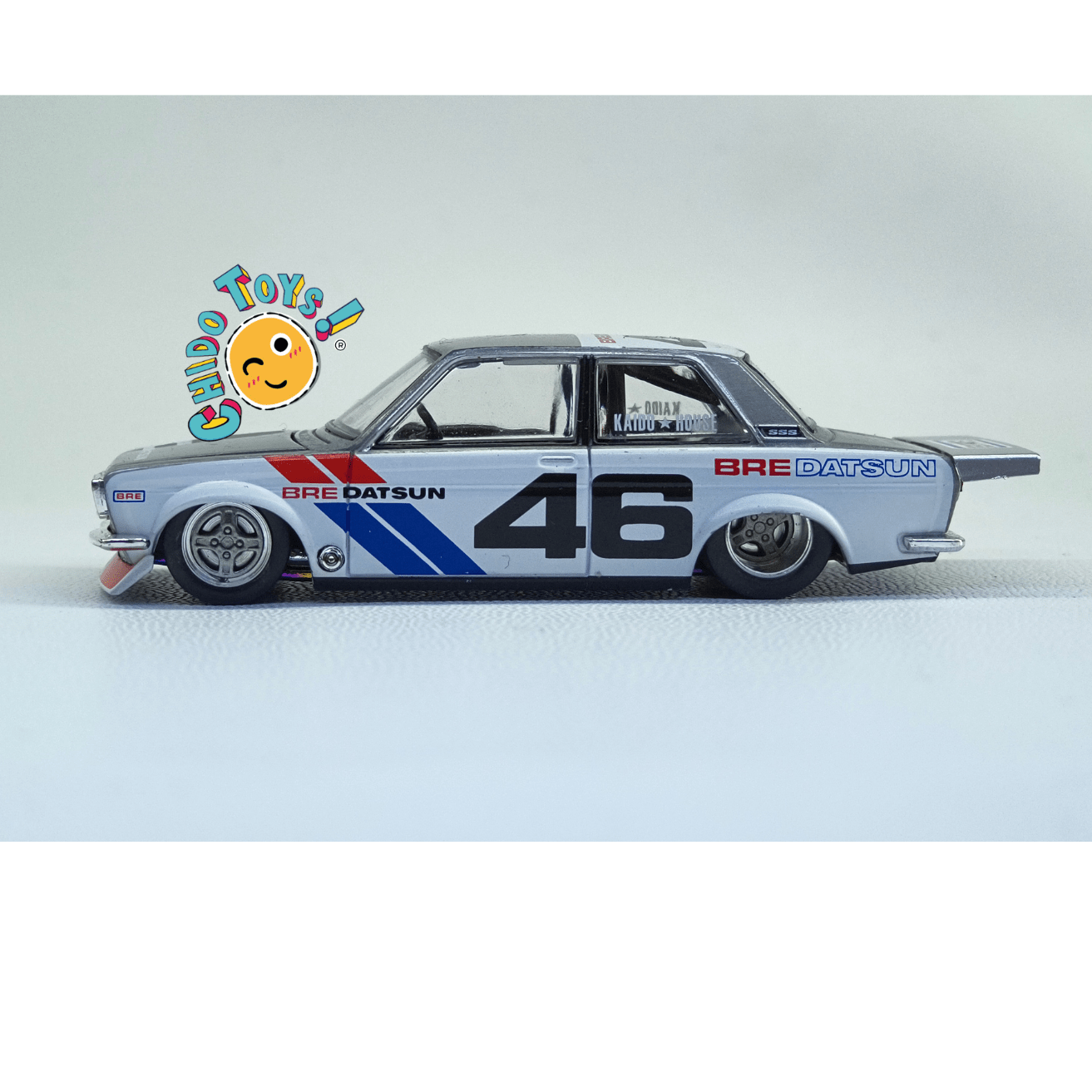 Datsun 510 Pro Street BRE 005 CHASE – Kaido House x Mini GT – Escala 1:64 - Chido Toys