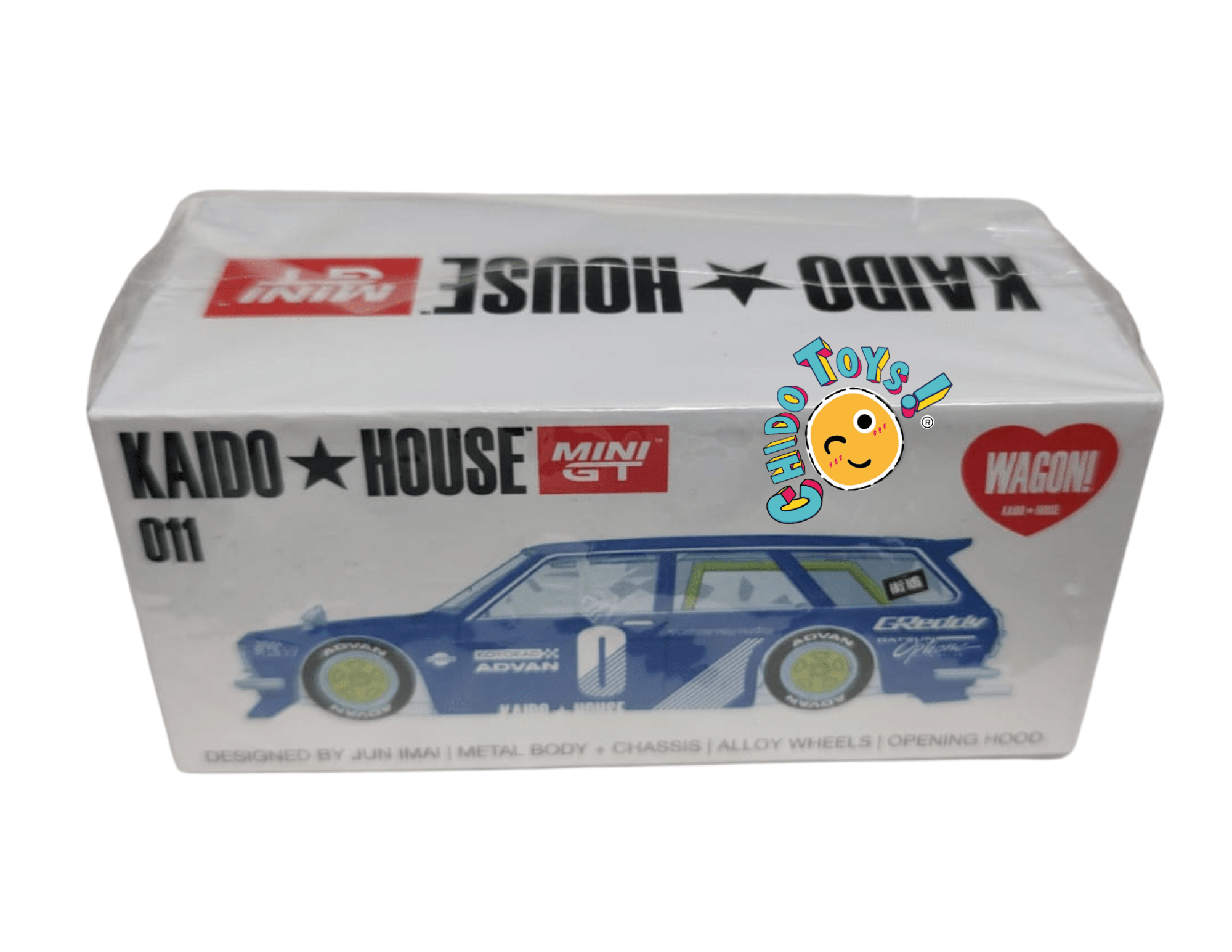 Datsun 510 Wagon #011 – Kaido House 1:64 (Primera Edición, Rines de Aluminio) - Chido Toys