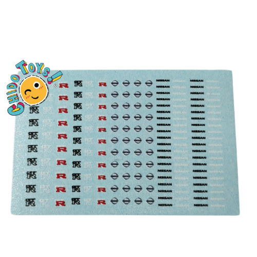 Declas/Tampos de Faros, Calaveras y Placas para Autos a Escala 1/64 - Chido Toys