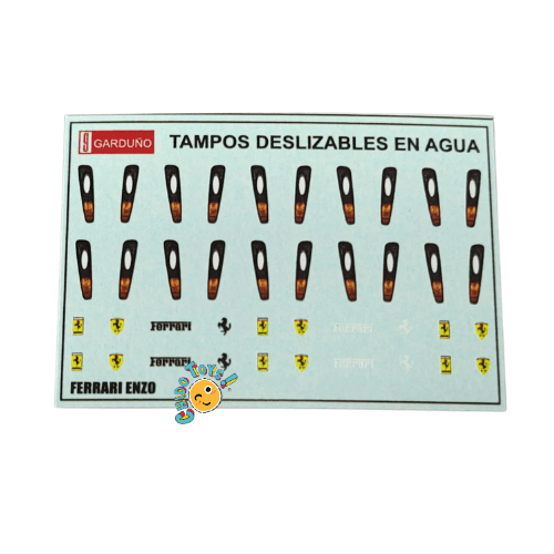 Declas/Tampos de Faros, Calaveras y Placas para Autos a Escala 1/64 - Chido Toys