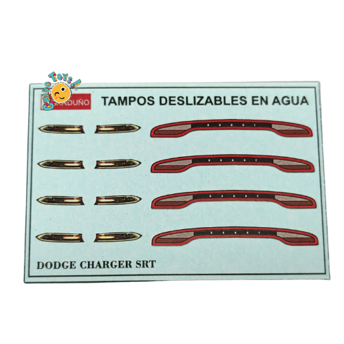 Declas/Tampos de Faros, Calaveras y Placas para Autos a Escala 1/64 - Chido Toys