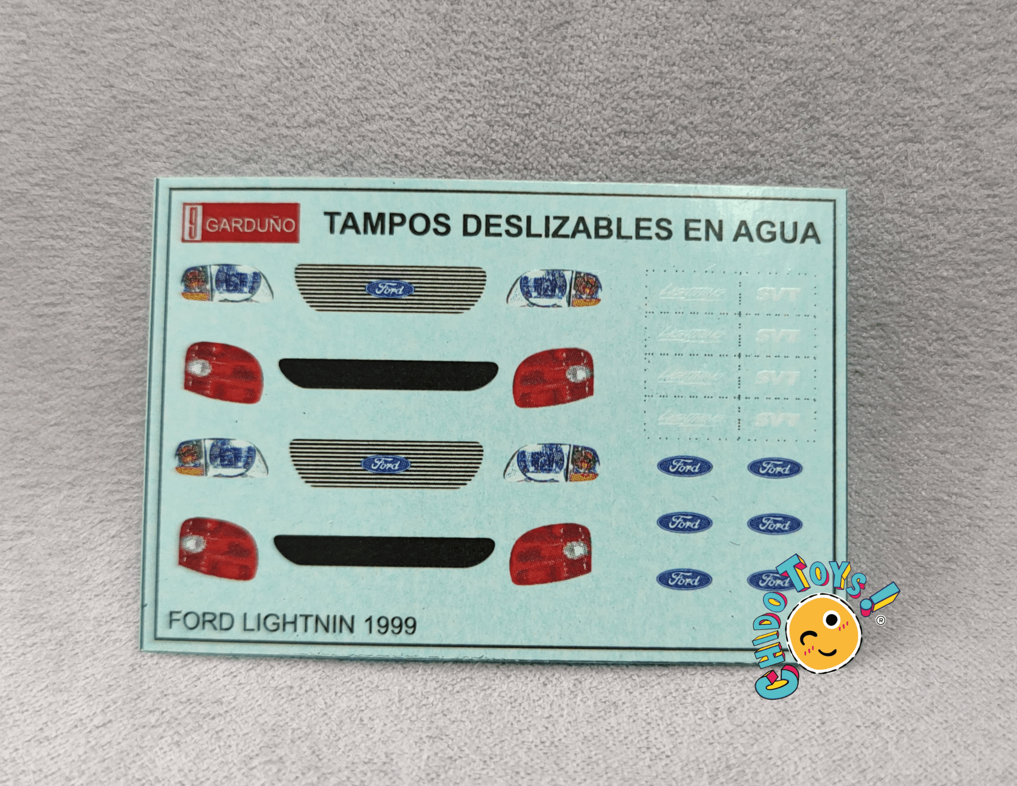 Declas/Tampos de Faros, Calaveras y Placas para Autos a Escala 1/64 – Distribuidor Oficial Tampos Garduño - Chido Toys