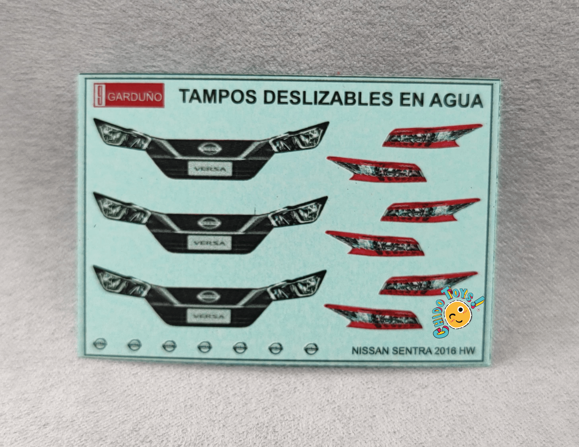Declas/Tampos de Faros, Calaveras y Placas para Autos a Escala 1/64 – Distribuidor Oficial Tampos Garduño - Chido Toys