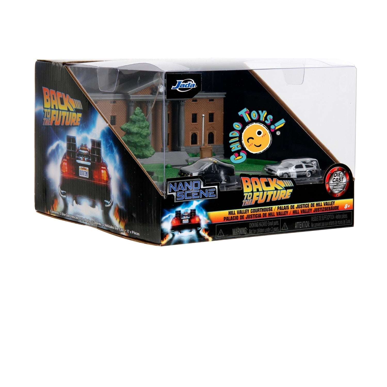 Diorama Nano Hollywood Rides Back to the Future de Jada: Revive la Aventura y la Nostalgia en Miniatura - Chido Toys
